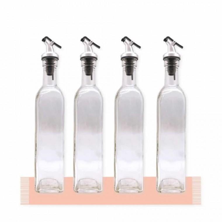 오일병 500ml 4P 유리오일병 올리브오일병 양념유리병