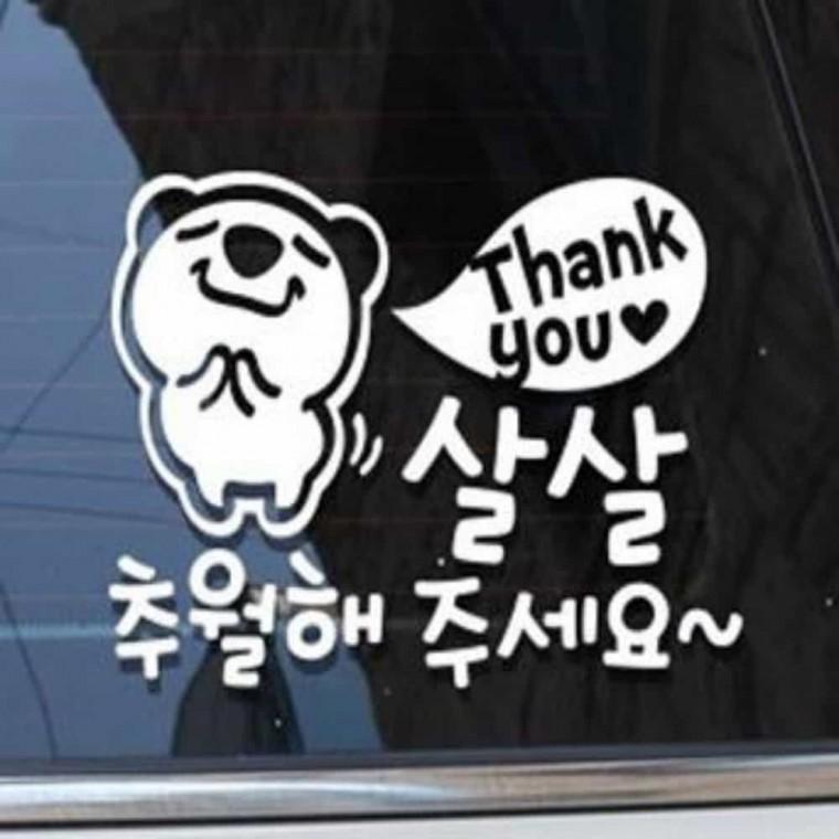 자동차스티커 초보스티커 초보운전스티커 자동차초보운전스티커