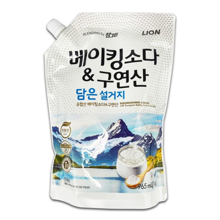 참그린 베이킹소다&구연산담은 설거지 주방세제 리필965ml -D