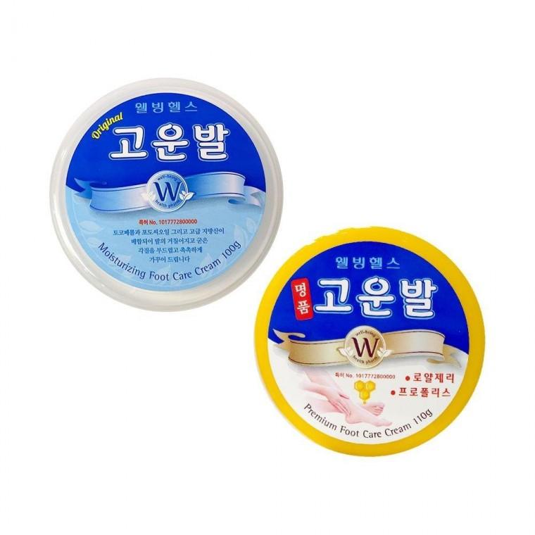 웰빙헬스 고운발 풋크림 뒷꿈치 보습 각질제거