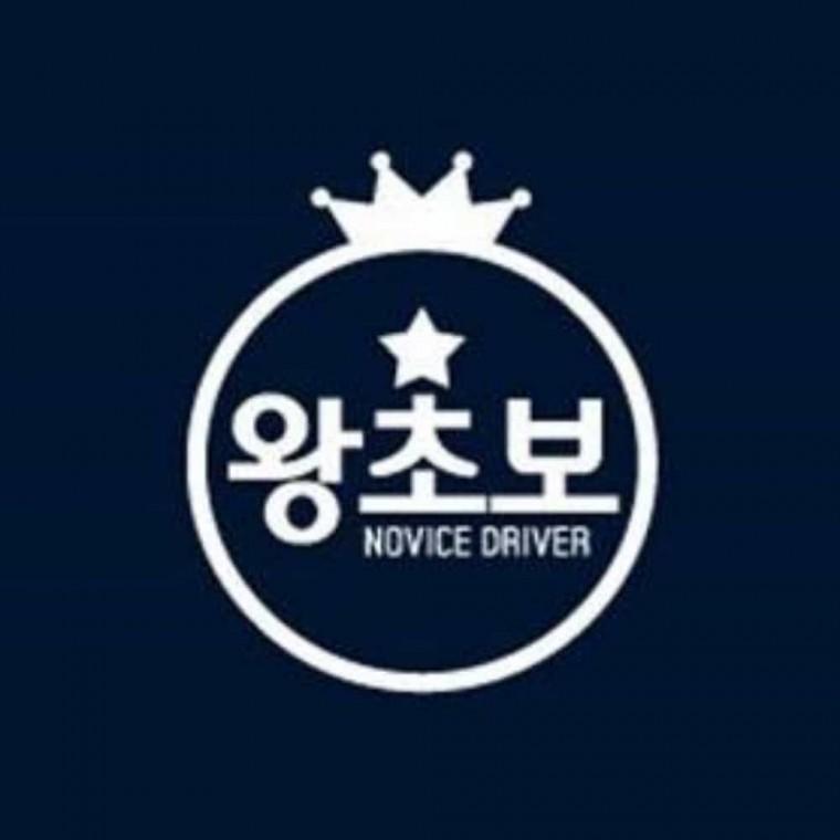자동차스티커 왕초보운전 차에붙이는스티커 오토바이스티커