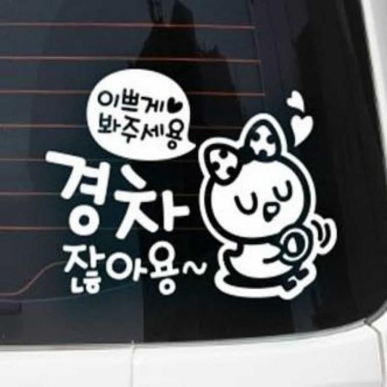 자동차스티커 초보스티커 초보운전 경차스티커