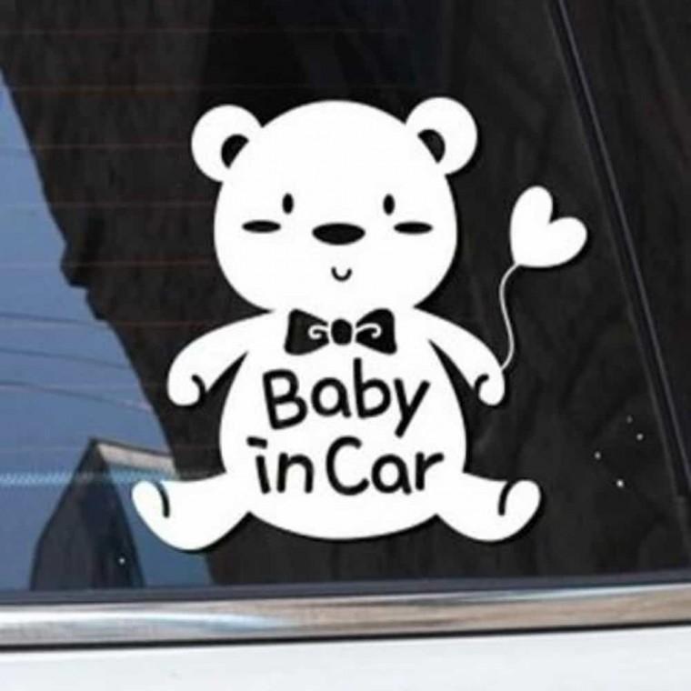 자동차스티커 BABYINCAR 글자스티커 자동차시트지
