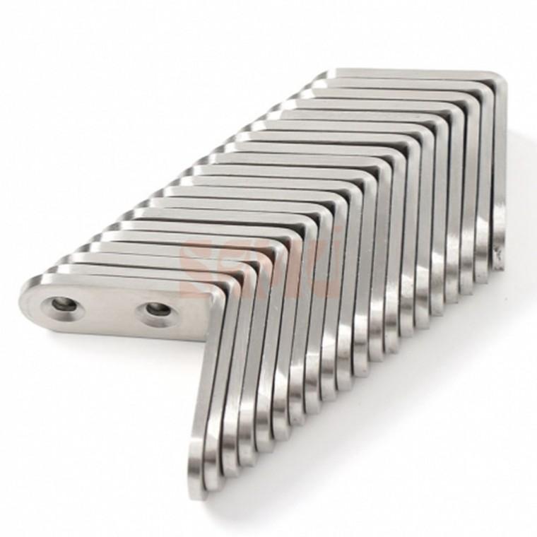 스테인리스 꺽쇠 40x40mm 스텐철물 가구철물