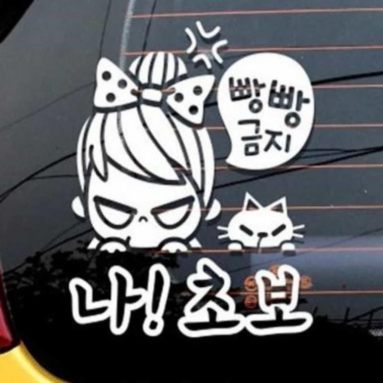 자동차스티커 자동차시트지 차량용스티커 화이트시트지