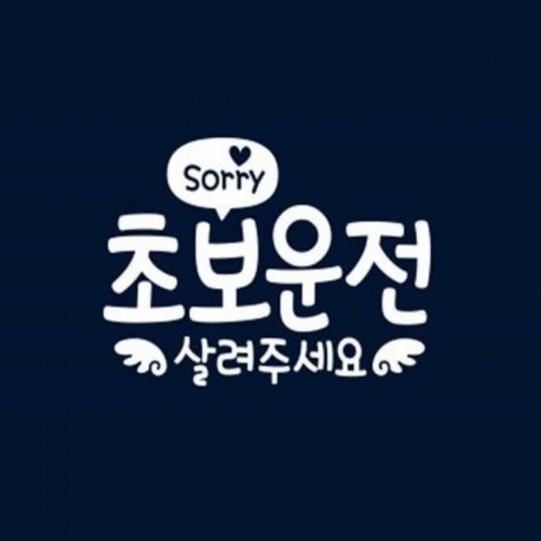 자동차스티커 반사 초보운전스티커 차량반사스티커 차량용스티커
