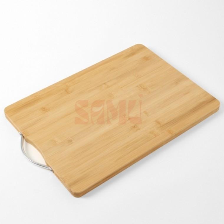 손잡이 대나무 도마 40x29cm 칼집안나는핸들도마 컷팅보드