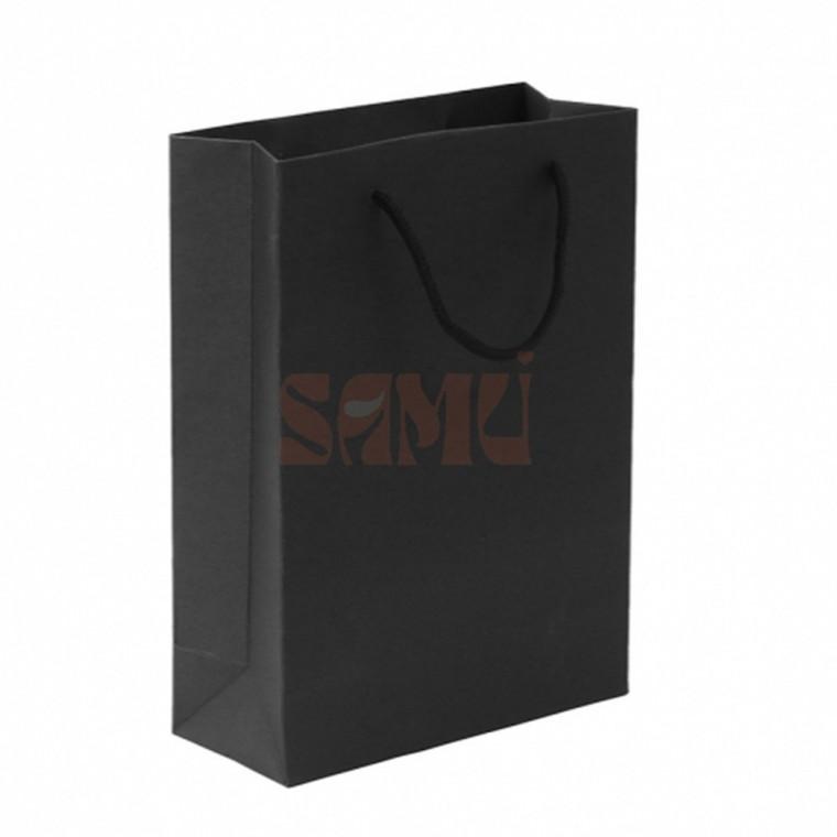 쇼핑백 13x19cm 블랙 손잡이가방 답례품포장