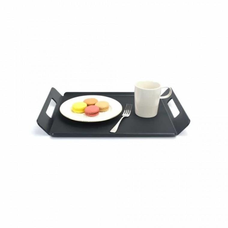 논슬립 사각쟁반 블랙 서빙트레이 업소용쟁반 논슬립트레이