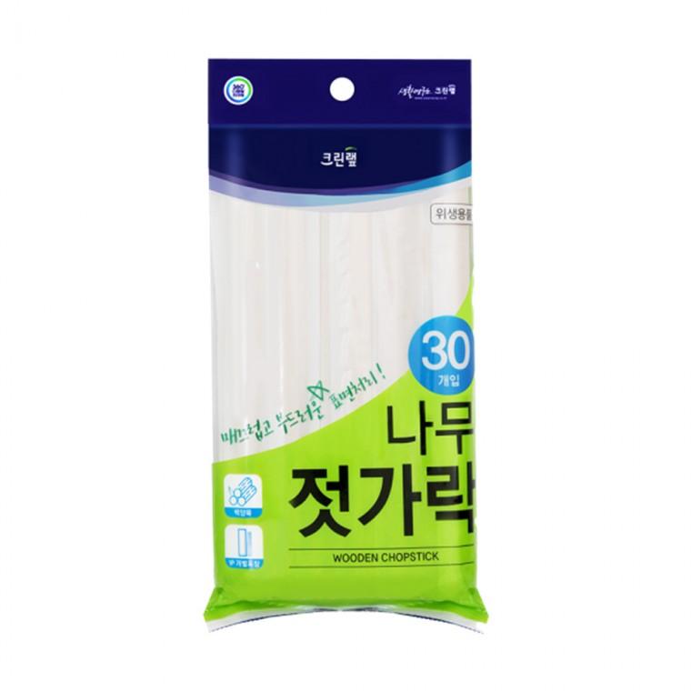크린랩 나무 젓가락 30P -R