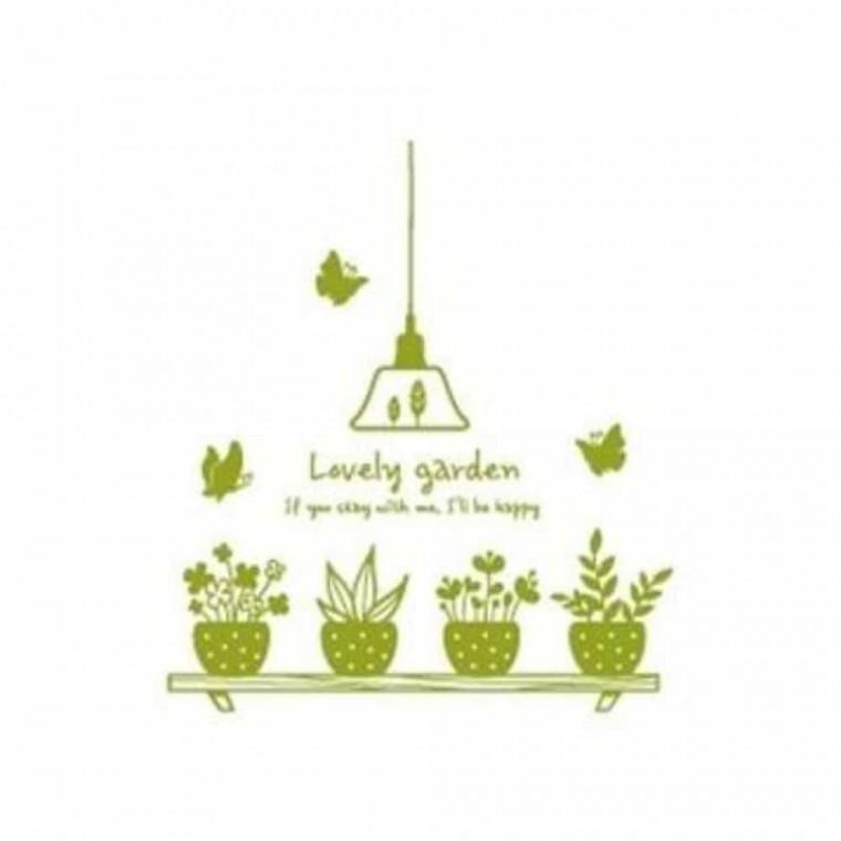 데코스티커 라이트올리브 글씨시트지 그래픽스티커 벽면스티커