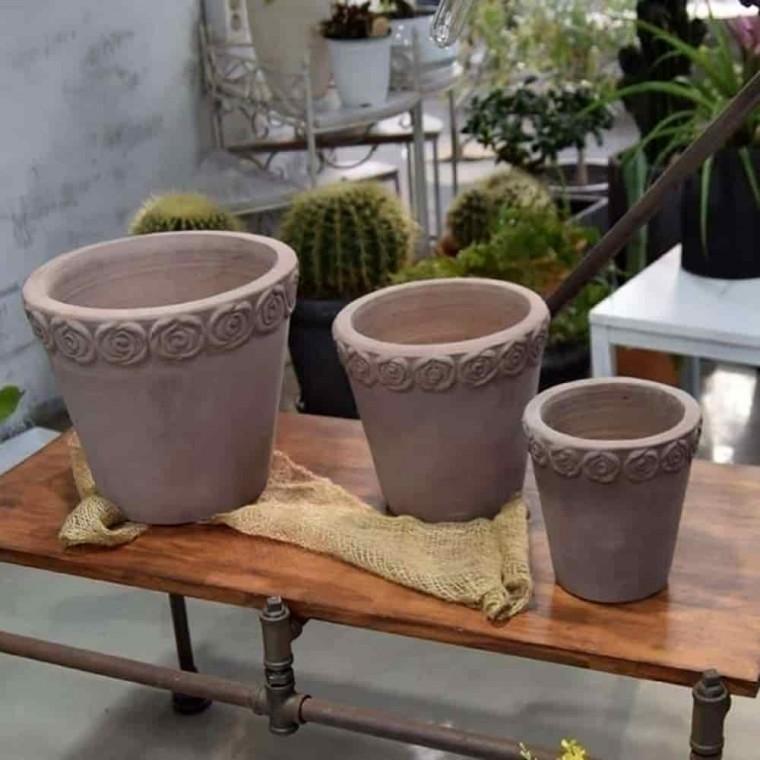 야외화분 실내화분 흙화분 토분화분 3p 17x16 22x20 30x25
