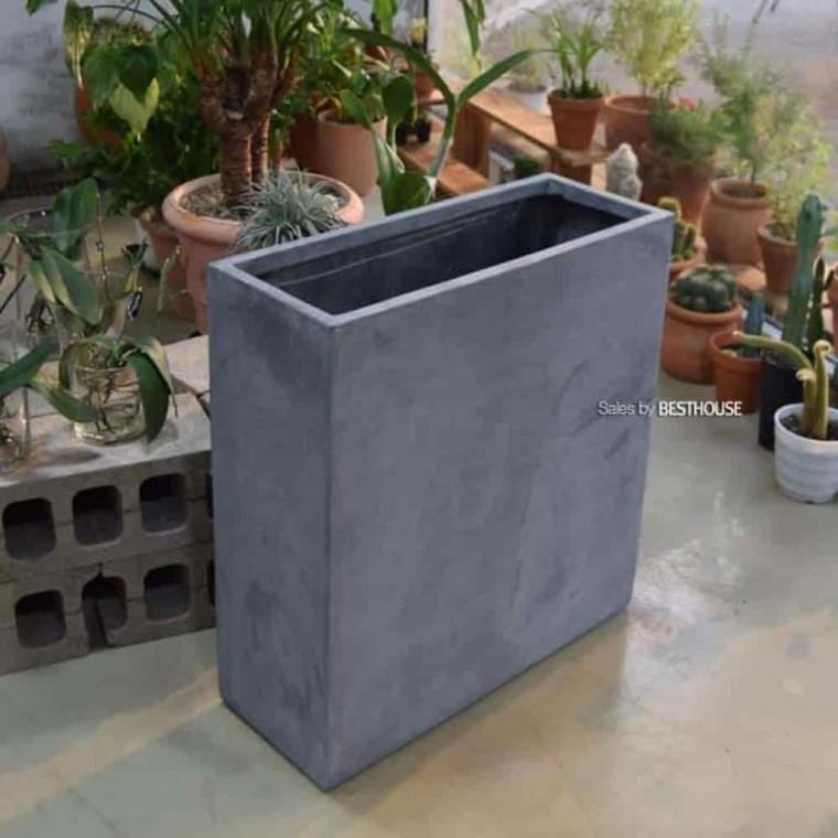 인테리어화분 옆이 은화분 모던화분 FRP 화분 직사각 91x36x91