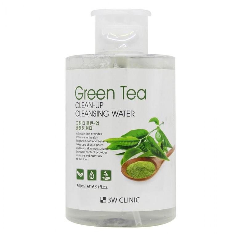 3W클리닉 클렌징워터 그린티 500ml
