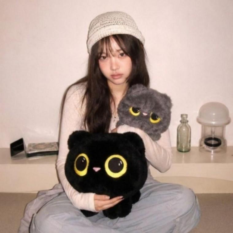65cm 귀여운 캐릭터 애착 선물 쿠션 고양이 인형