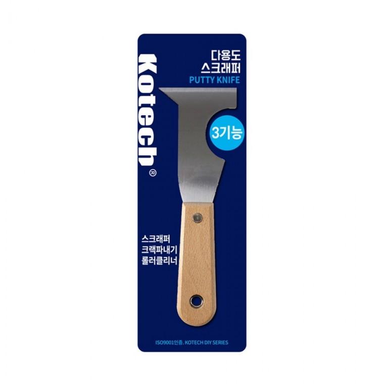 다용도 스크래퍼 3기능 K-6686 -R 페인트 바닥이물질 제거