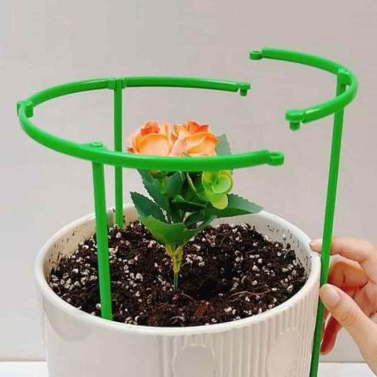 식물고정지지대 지주대 난꽃지지대 플라스틱 지지대 세트 3p 24cm