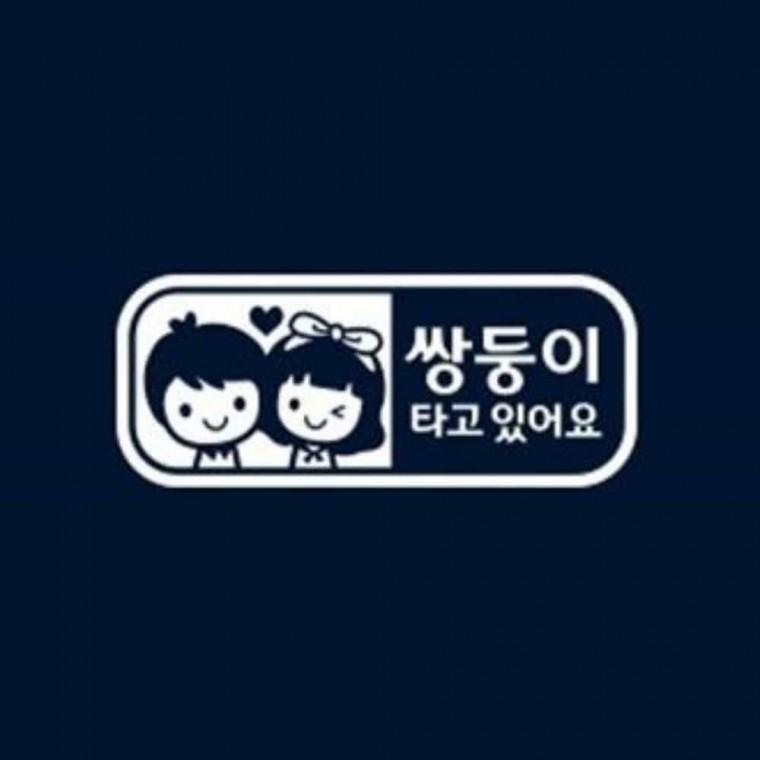 자동차스티커 반사 차량아기스티커 차량외부스티커 자동차외부스티커