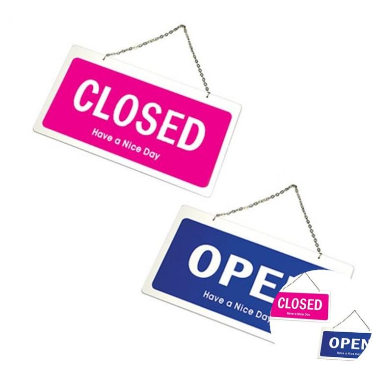 OPEN CLOSED 포멕스 카페안내판 오픈클로즈팻말 오픈안내판