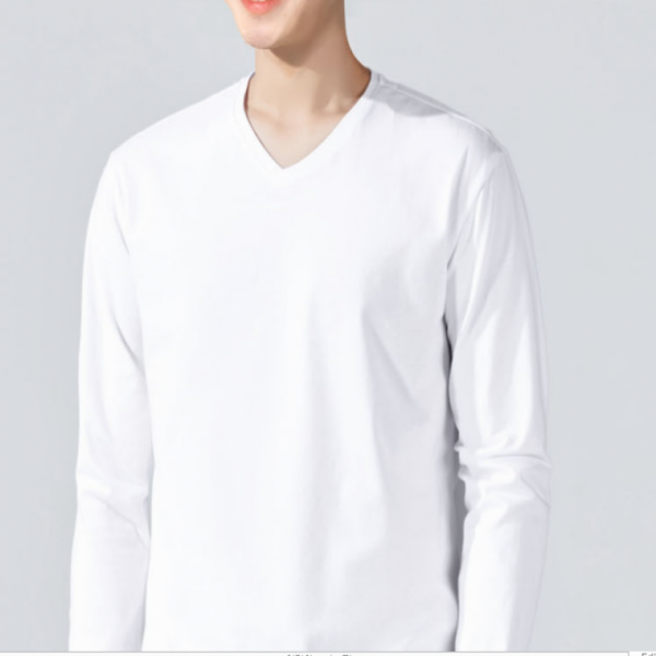 남성긴팔티 브이넥 긴팔 티셔츠 무지 이너 롱슬리브 레이어드티 아웃도어 캐주얼