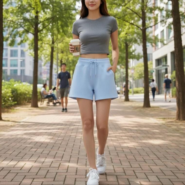 가벼운 운동복 옴훼어 조깅 산책등 활용도좋은 숏팬츠