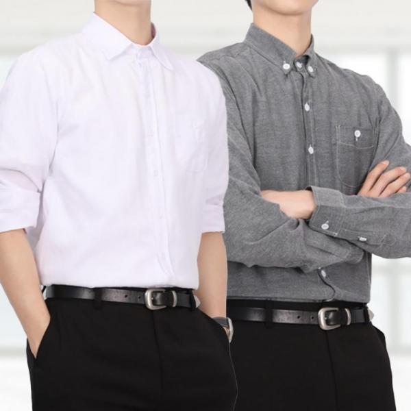 남자 와이셔츠 남성 정장 구김적은 가을 남방