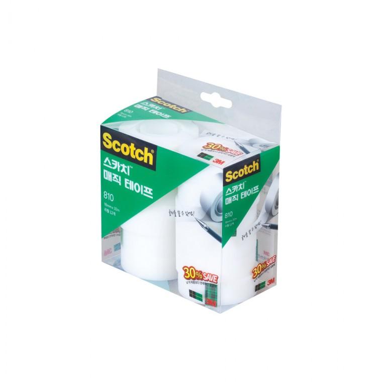 3M 스카치 매직테이프리필 세이빙팩 810R-12 18mm/32m