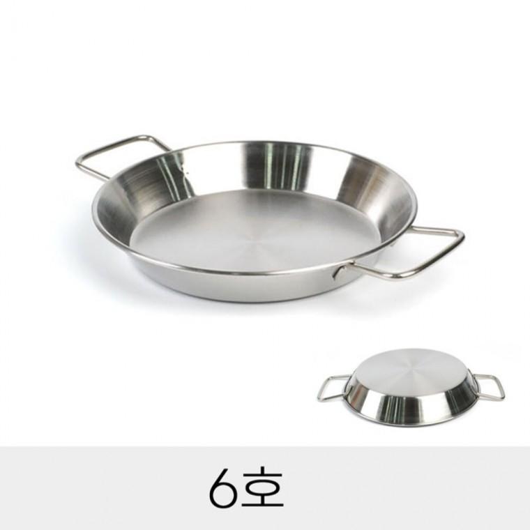 스텐 양수 빠에야냄비 6호 28cm 볶음밥팬 함박스테이크냄비 스파게티냄비