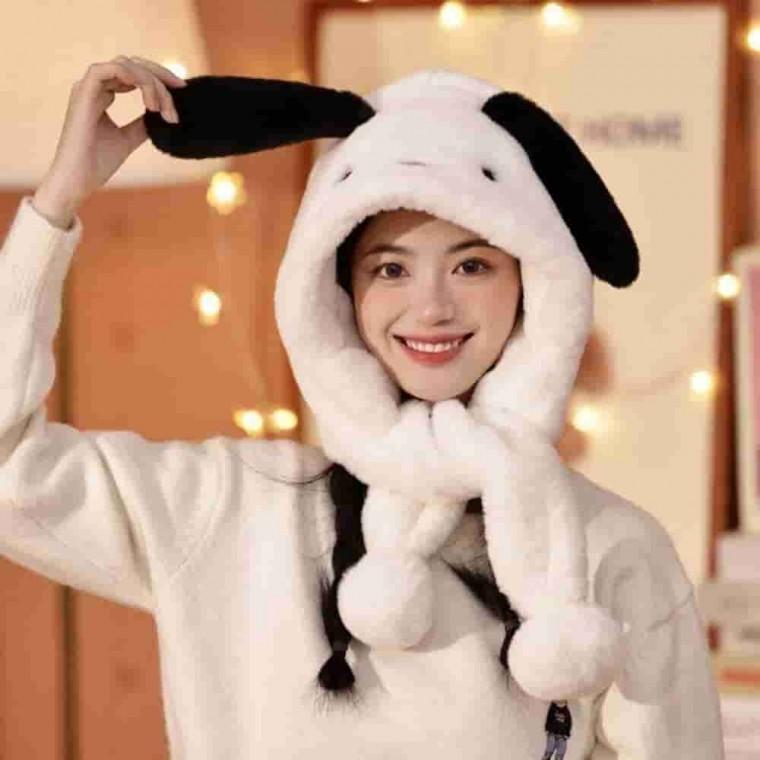 마이멜로디 보온모자 여성겨울모자 여성모자 골프방한모자