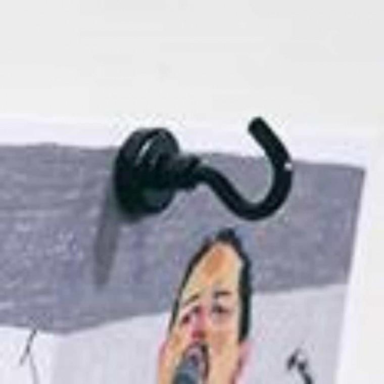 자석고리 검정 마그네틱후크 캠핑자석고리 주방자석고리
