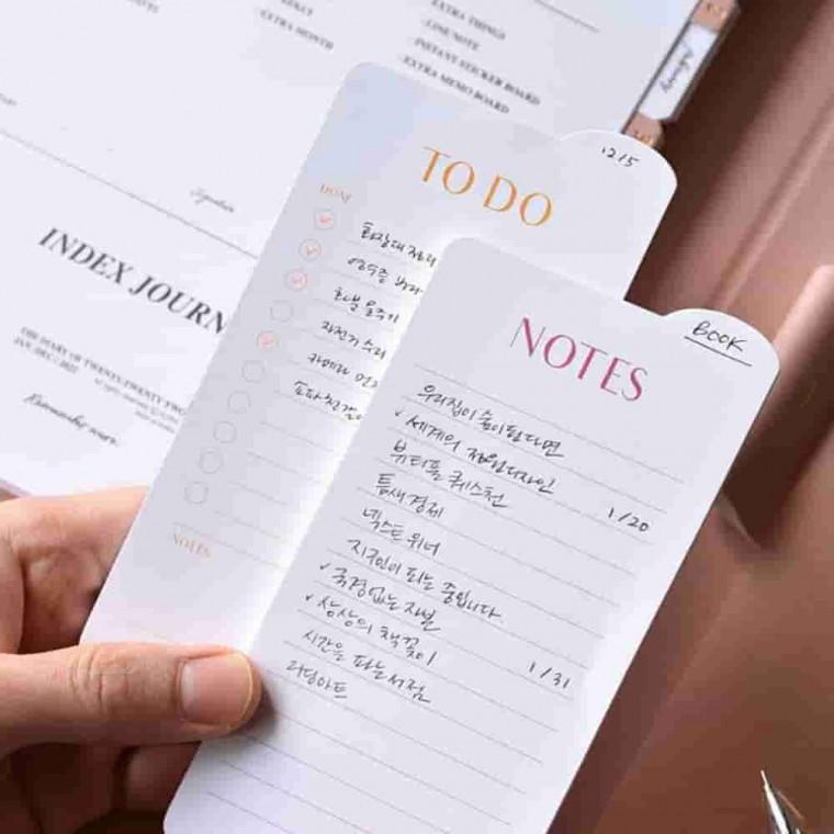 메모잇 점착식 인덱스 메모지 메모패드 점착메모지 할일목록