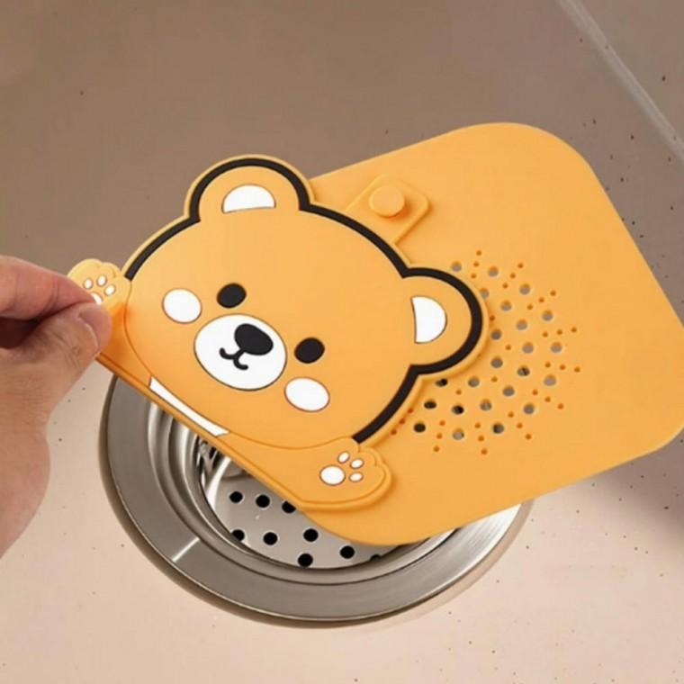 욕실 하수구 냄새차단 배수구 덮개 마개 싱크대 덮개2p