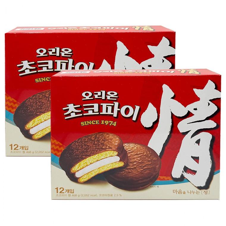 오리온 초코파이 정 12입 468g x 2개