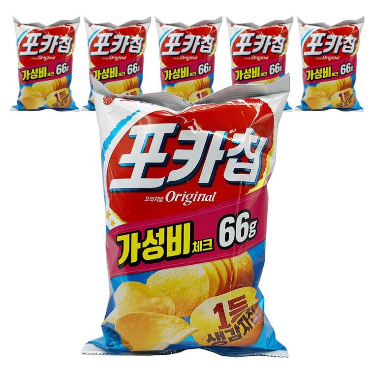 오리온 포카칩 오리지널 66g x 6개