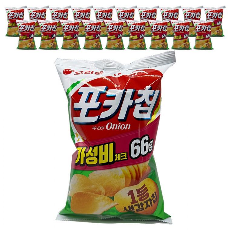 오리온 포카칩 어니언 66g x 20개