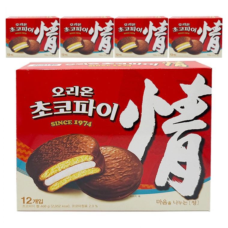 오리온 초코파이 정 12입 468g x 5개