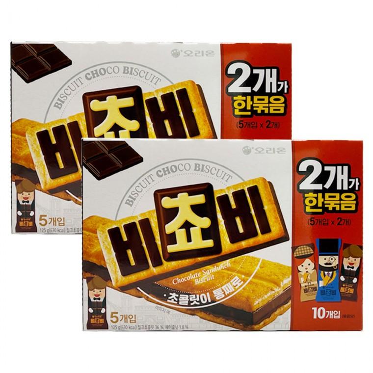 오리온 비쵸비 10입 250g(125gx2) x 2개