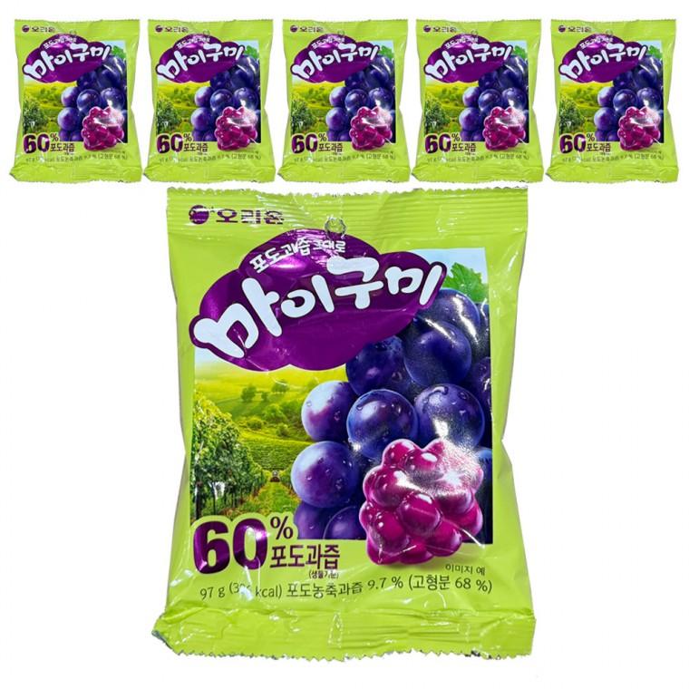 오리온 마이구미 포도 97g x 6개