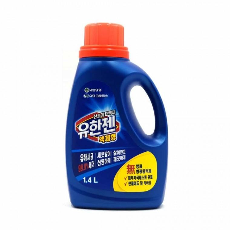 액체세제 1.4L 용기 얼룩제거제 옷찌든때제거 빨래표백제
