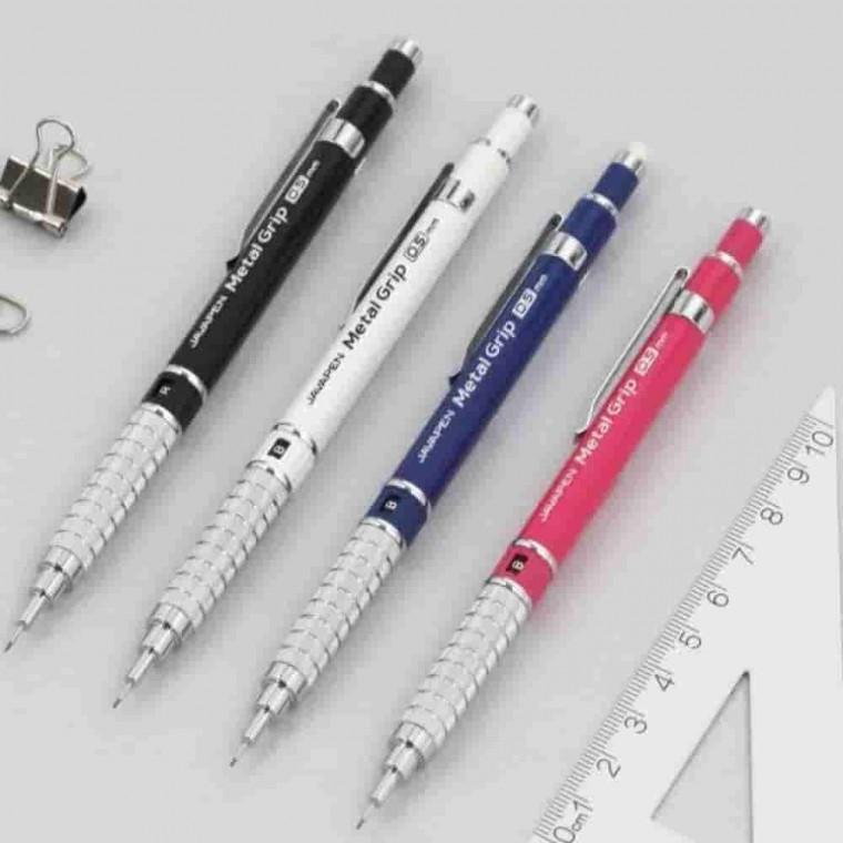 그립샤프 0.5mm 12개 1세트 고급샤프 필기도구 그립감좋은샤프