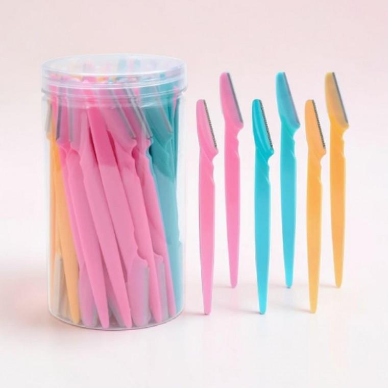 안전캡 일자형 눈썹 정리 눈썹칼 30p
