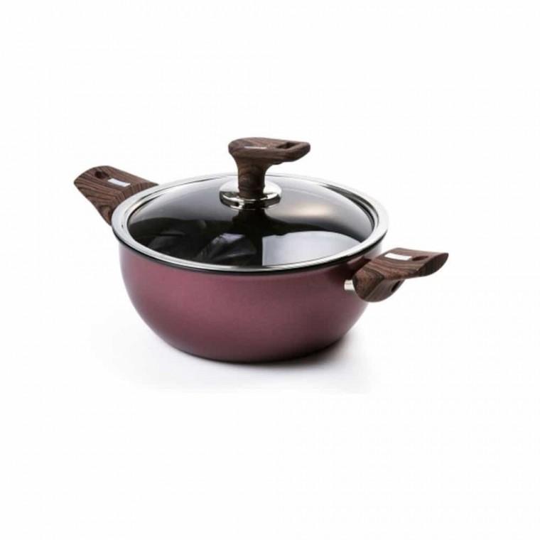 인덕션 냄비 24cm 레드 업소용전골냄비 식당용냄비 우동그릇