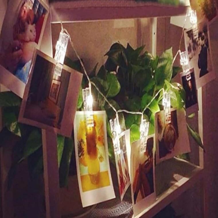 사진 클립조명 캠핑전구 포토존소품