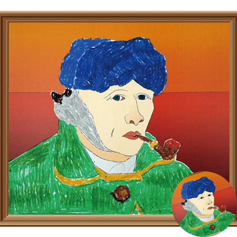 감상그리기 명화그리기 색칠놀이도안 DIY명화그리기