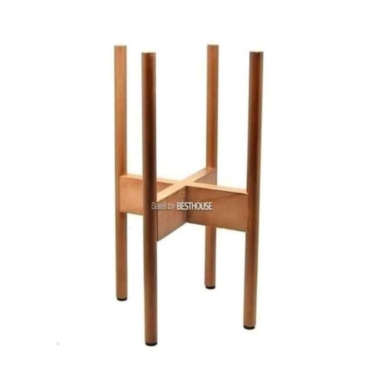 화분거치대 화분다리 실내화분받침대 우드 화분 받침대 미니 월넛