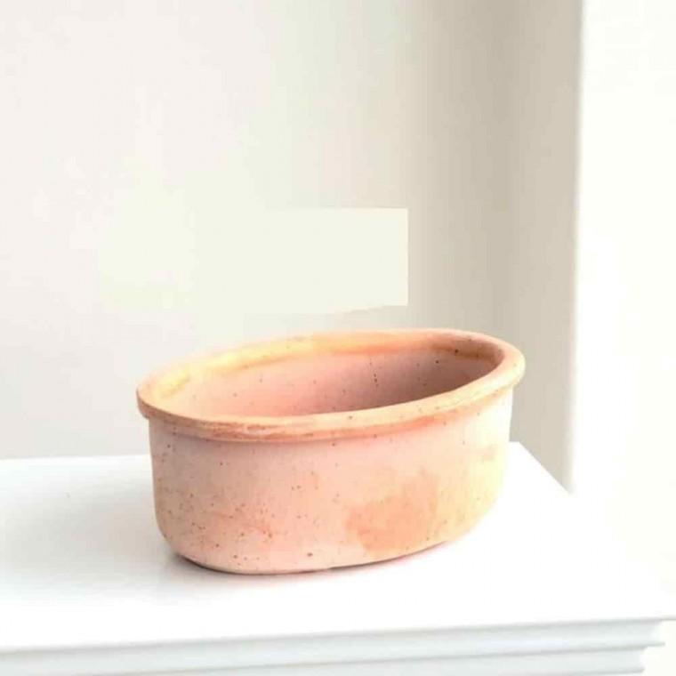 이탈리아화분 식물심기 인테리어토분 이탈리아 수제 토분 25x15x8