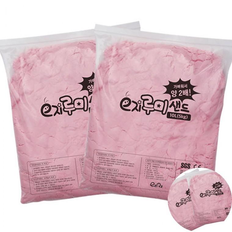 모래놀이 10kg 핑크 샌드플레이 모래놀이도구 실내모래놀이