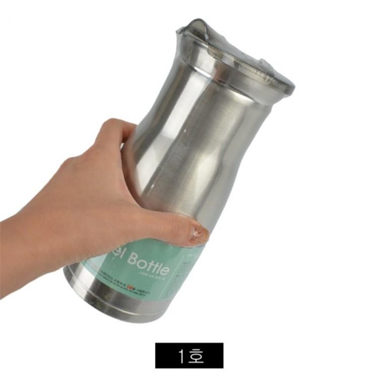 스테인레스 물병 1호 900ml 냉장고물통 식당물통 냉장고물병