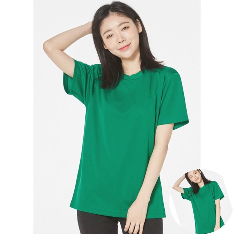 라운드 티셔츠 라운드반팔티 트레이닝복상의 운동반팔
