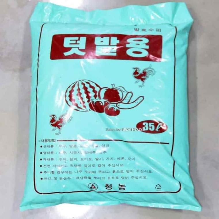 유기질퇴비 분재비료 식물영양제 퇴비 발효수피 35L